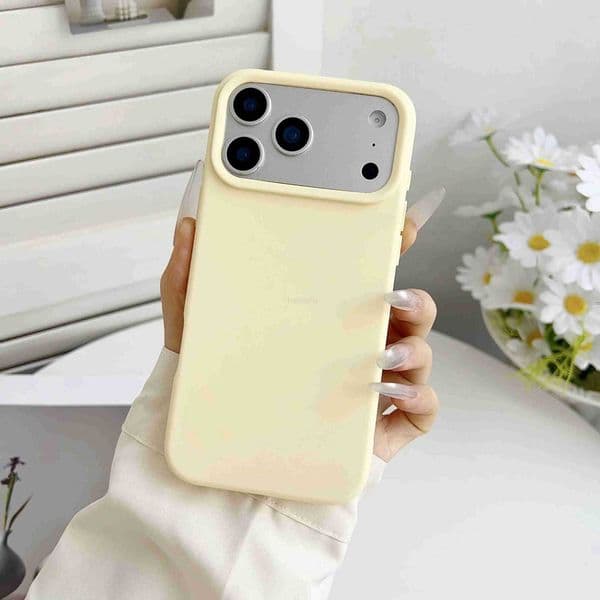 Orange Matte Silicone Case For iPhone 17 Pro Max Air 16E 16 E 15 Plus 14 13 12 17Pro iPhone17 Shockproof Phone Cover Accessories H260330