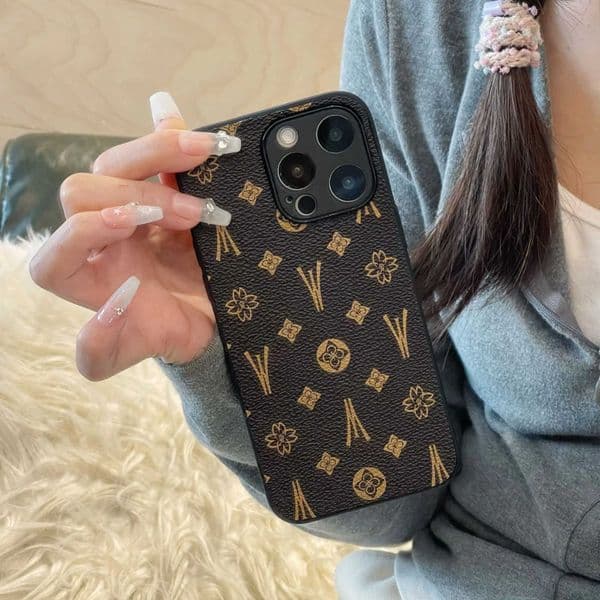 Luxury Fashion Leather Case return to the ancients For 11 12 13 14 15 16 Pro Max Phone Case Shockproof Cover L260523