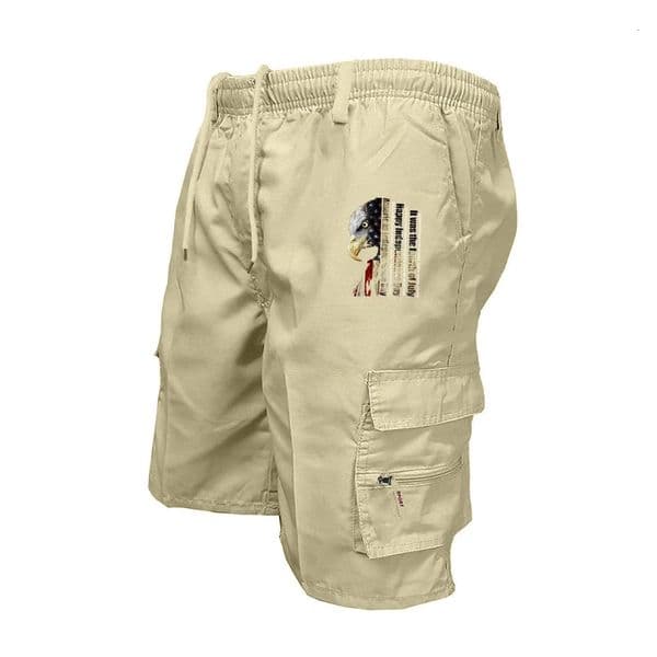 Mens Elastic Waist Cargo Work Shorts Men Outdoor Leggings Leisure Harajuku Street Style Jogging Shorts Loose Work Casual Shorts 260327