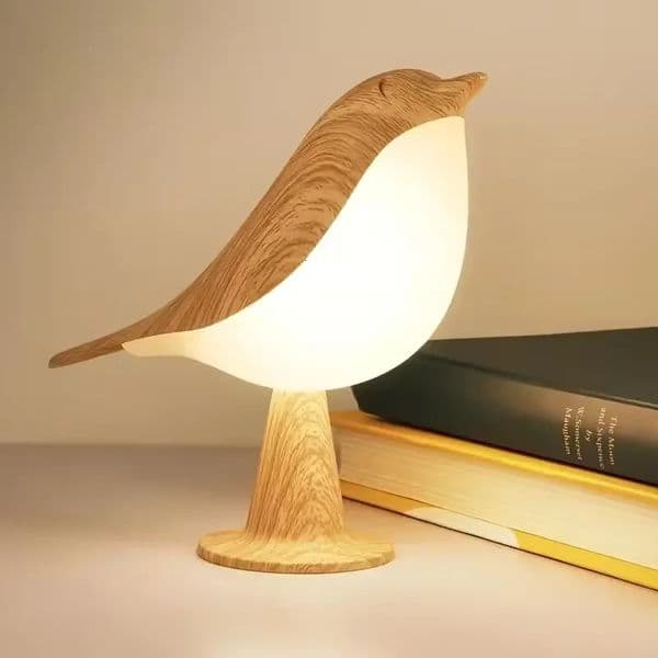 3 Colors Bird Night Lights LED Touch Switch Rechargeable USB Lighting Lamp for Bedroom Desk Reading Table Lamps Home Decoration 260326