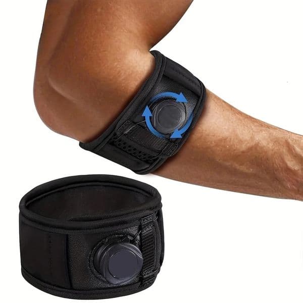 1PC Adjustable Knob Tennis Elbow Brace Strap for Tendonitis Relief Men WomenElbow Arm Forearm Bands 260327