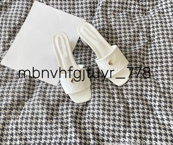 C2026 Luxury Designer Sandals High Heels Female Sandale Womens Fashion Luxe Leather Casual Summer Shoes Slides Slippers Platform Mules claquettes 36-42