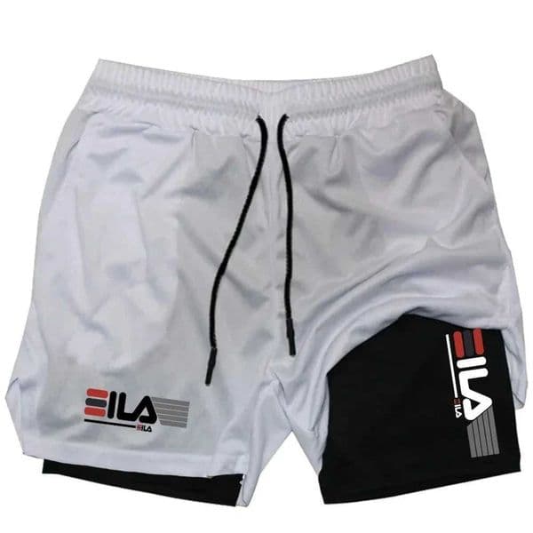 Mens Double Layer Casual Sports Pants Breathable Running And Training Shorts Comfortable Physical Exercise Fitness Trousers Z260330LH4U