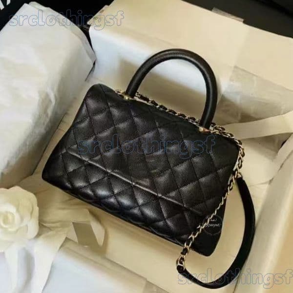 Designer Bag With Handle Caviar Shoulder Bag Flap Totes Diamond Lattice Gold Hardware Removable Matelasse Chain Women Cross Body Handbag Luxury Coin Purse