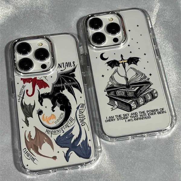 Cool DragonS F-Fourth Wings Phone Case for Samsung Galaxy S25 S24 S23 S22 S21 S20 Note20 FE Ultra Edge Plus 4G 5G Soft Cover L260523