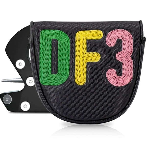 DF3 Scratch-Resistant Golf Club Cover - Durable Synthetic Protective Design for Full-Size Irons & Drivers 26Y0330