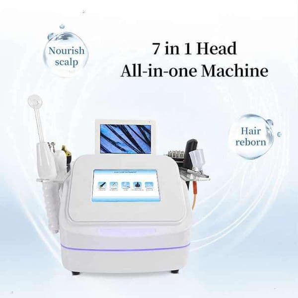 Easy-To-Carry Scalp Health Detection 50X Camera Deep Penetration Oxygen Spray Scalp Massage Hair Oil Secretion Regulating 8 Handles Salon