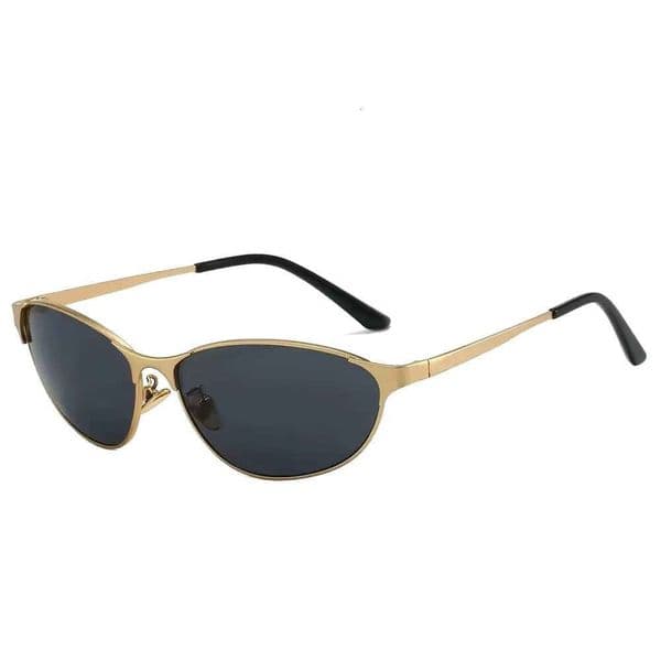 New Y2k Hot Girl Women UV Protection Curved High-End Trendy Sunglasses Suitable For Street Photography