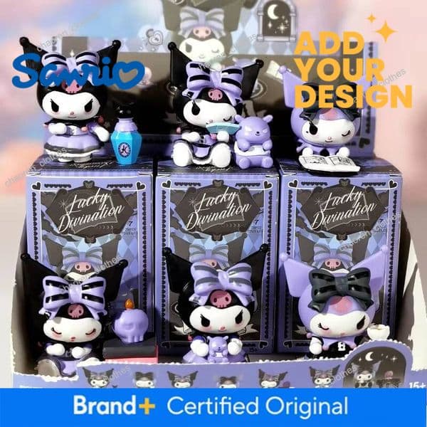 Sanrio Kuromi Blind Box Werewolf kill Series Action Figure Dolls Anime Figures Surprise Bag Cute Model Fans Collection Toy Gift