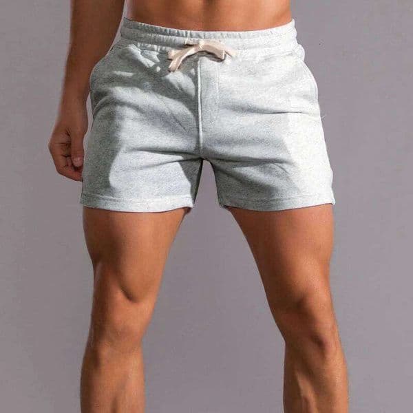 Summer New 100% Cotton Casual High Quality Fashion Short Pants Side Pockets Zip Outdoor Running Shorts Men S260328