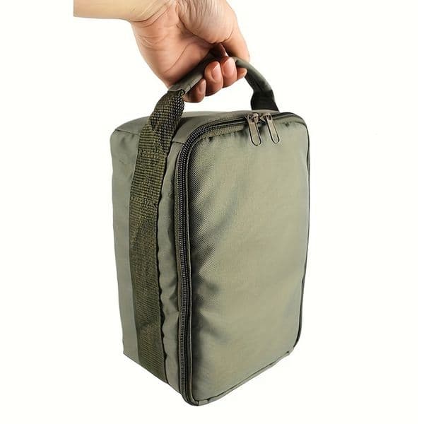 1pc Fishing Tackle Bag Waterproof Portable Reel Gear With 3 Adjustable Dividers For Spinning Baitcasting 260327