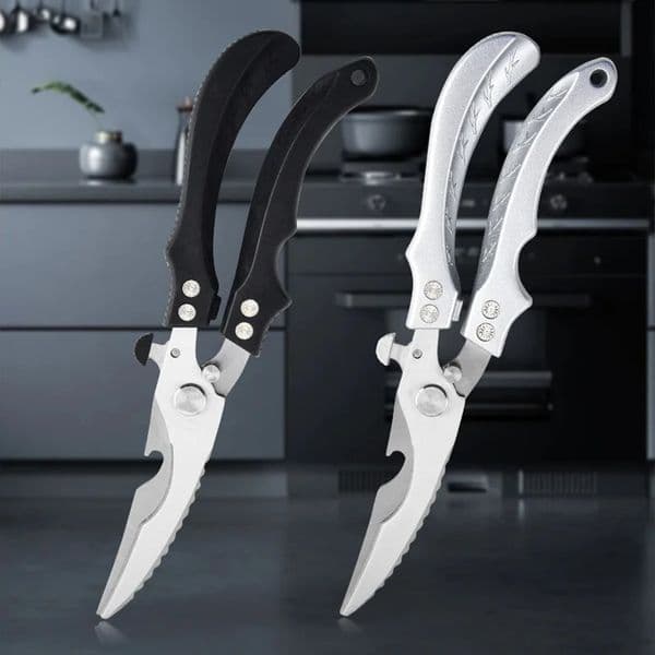 Stainless Steel Chicken Bone Scissors Kitchen Scissors Household Food Scissors Fish Chicken Duck Cutter Scissors Knife 260327