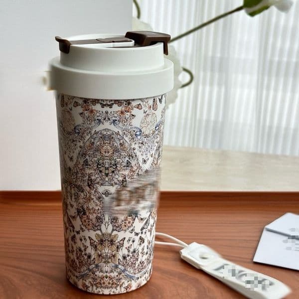 Portable Stainless Steel & Ceramic Lined Beverage Container - Ideal for Gifts