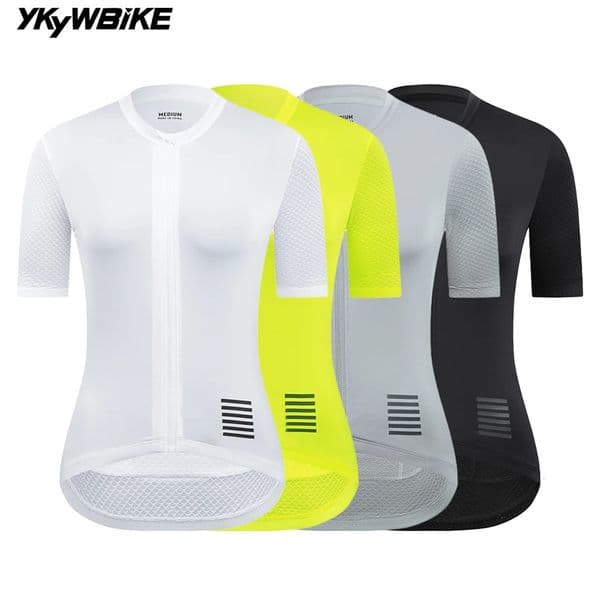 YKYWBIKE Women Cycling Short Sleeve Slim Female Bicycle Road Bike Shirt Pro Team Clothes Breathable 260327