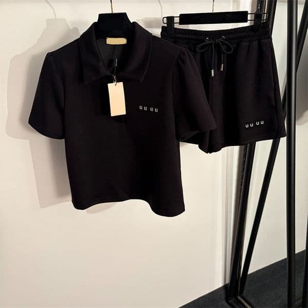 Designer Woman Sporty Shorts Set Summer Vacation Shorts Set Jogging Running Tracksuit