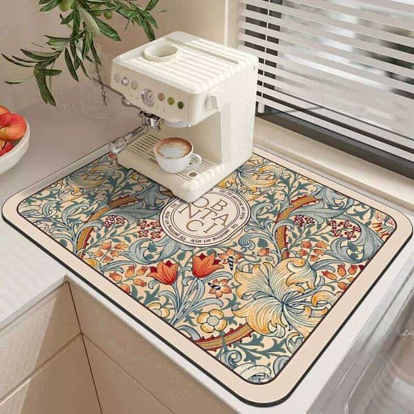Super Absorbent Drain Large Quick Drying Kitchen Mat Heat Resistant Coffee Dinnerware Pad Table Placemat 26Y0330