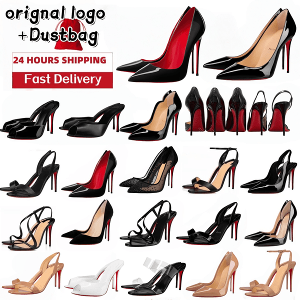 Designer Heels Women Red Peep Toes Sandals Red Dress Shoes Sexy Women Shoes 6cm 8cm 10cm 12cm Stiletto Genuine Leather Luxury Woman Pumps with Dust Bag 35-44