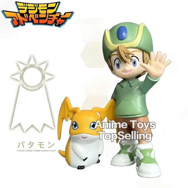Anime Digimon Adventure Figure Takaishi Takeru And Patamon Action Figures Pvc Collection Model Toys for Children Gifts 5-12cm Gaoxingqus_toyCMLZ