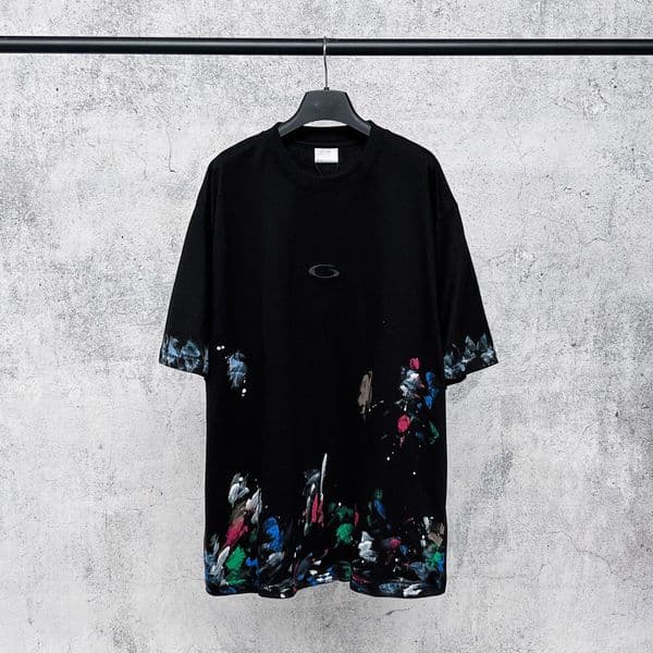2026ss spring and summer new high grade cotton printing short sleeve round neck panel T-Shirt Size: m-l-xl-xxl-xxxl Color: black white df6y376t