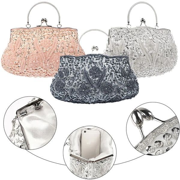 Clutch Bags With Exquisite Beads Embroidered Patterns Retro Elegant Handbag Wedding Party Shopping Gifts Portable Mini Wallets 260330