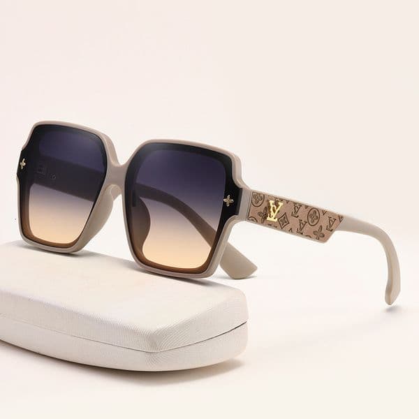 Luxury Brand Designer 2026 New Fashion Square Frame Sunglasses For Women, Style, Light Luxury, UV Protection, Large Frame, Versatile Glasses