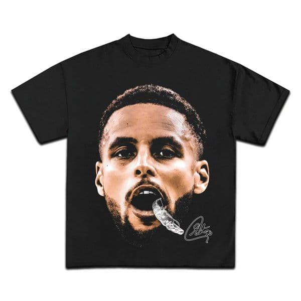 Baskeall Star Steph Curry Print Cotton T-Shirt Sports Casual Fashion Short Slve Crew Neck High Quty Unisex L260530