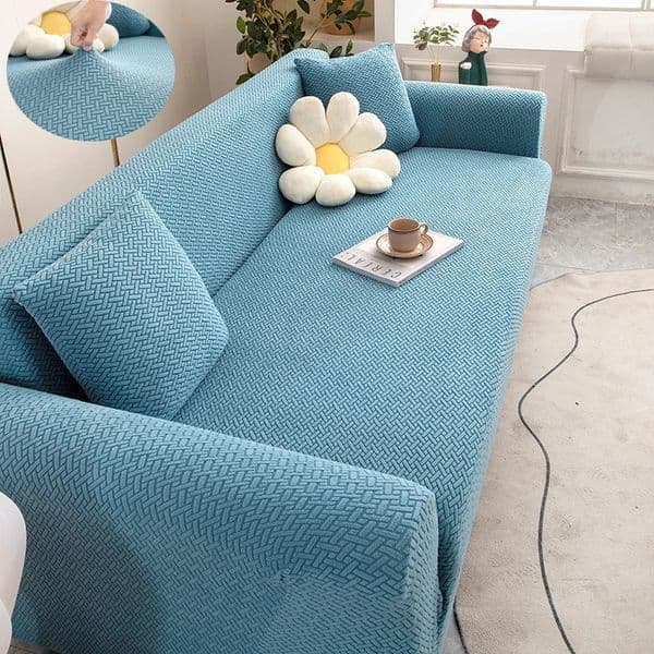 Jacquard Adjustable Elastic Sofa Cover Armchair Protector Corner L Shape Stretch Thick Slipcovers Couch Covers 12345 Seater 260327
