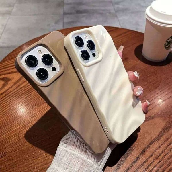 Soft Candy Wavy Pattern Phone Case For iPhone 17 16 11 12 13 14 15 Pro Xs Max XR 7 8 Plus 17Air Shockproof Bumper Cover 26Y0316
