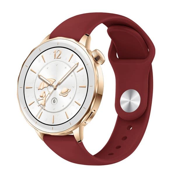 Watch strap Suitable for GT5/GT6 reverse slim waist solid color sports inner buckle silicone strap Watch band