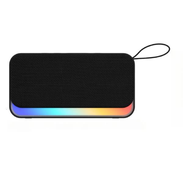 New Model Portable Fabric Handbag Bluetooth Speaker with Rainbow Light Card Slot Heavy Bass Atmosphere Subwoofer