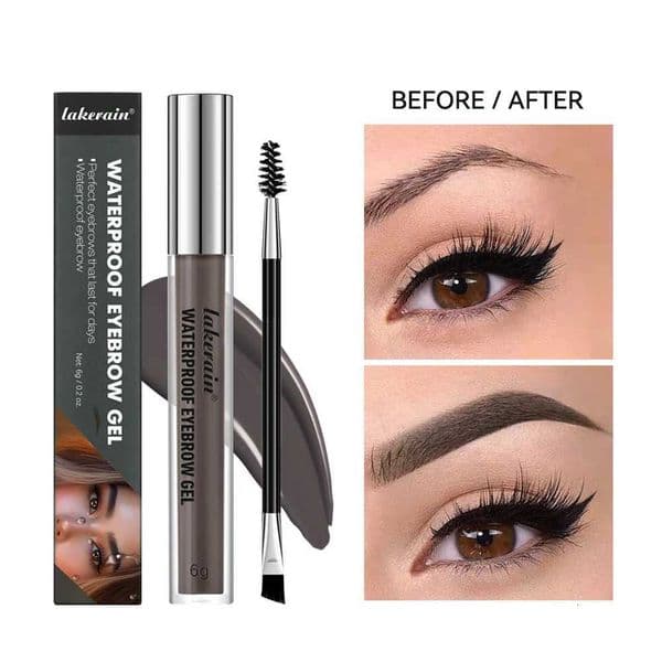 lakerain Long Lasting Waterproof Eyebrow Gel Highly Tinted Liquid Makeup Sweatproof Natural Finish Brown Black Cosmetics H260331