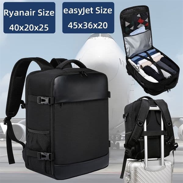 ryanair 40x20x25 and easyjet 45x36x20 Cabin Bag Travel Backpack unisex Laptop outdoor travel backpack StudentSchool w260330