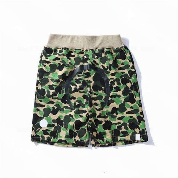 Bapelly Shorts Mens Designer Short Baps Womens Shorts Baps Trend Fitness Sports Pants Short Simple Generous Bathing App Shark Camouflage Top Mans Summer Shorts 006