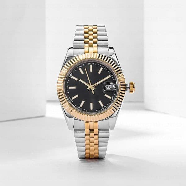 Mens Mechanical Watches 36/41MM Automatic Full Stainless steel Luminous Waterproof 28/31MM Quartz Women Watch juju