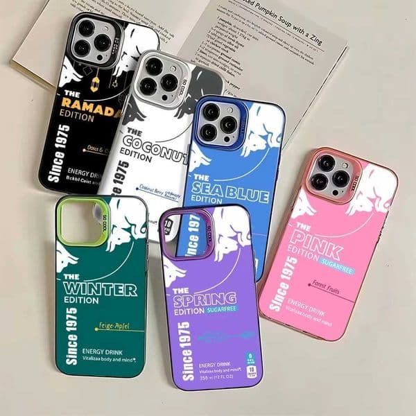 Luxury Phone Case For 16e 16 Pro Max 15 14 Plus 13 12 Mini 11 Pro Shockproof Silicone Fashion R-Reds B-Bulles Back Cover S26331