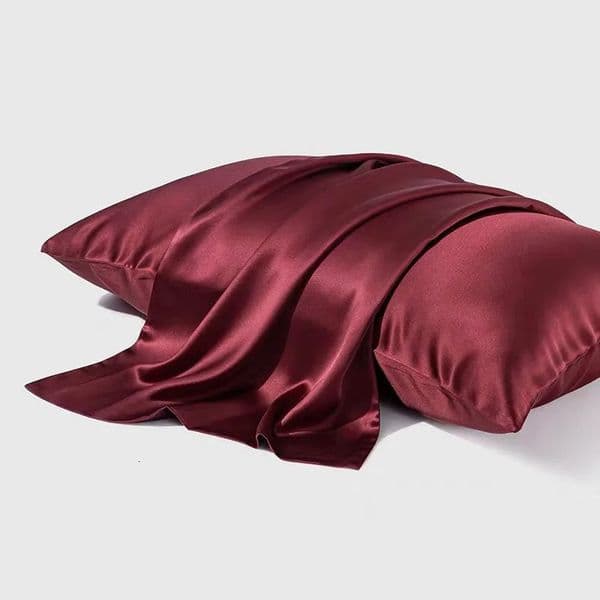 2Pcs Pure Emulation Silk Satin Pillowcase Comfortable Hair Beauty Pillow Cover For Bed Pillow Case Home Decor Standard/Queen 260330