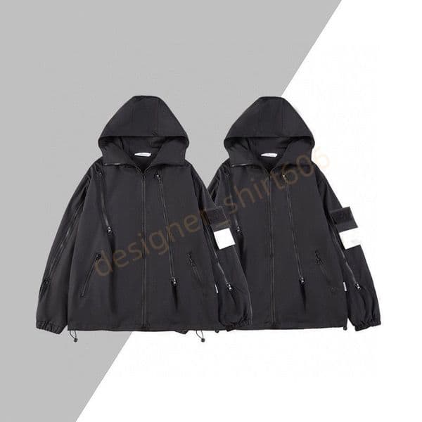 Men's jackets Designer jacket green long sleeve zipper Badges islands jacket casual coat windbreaker embrodiery autumn coats jacket asian size S-4XL 5A quality