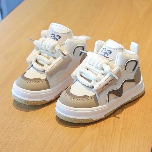 Childrens Spring Autumn New Sports Shoes Boys Casual Trend Board Shoes High Top Girls Fashion Dopamine Running Shoes Sneakers L260331