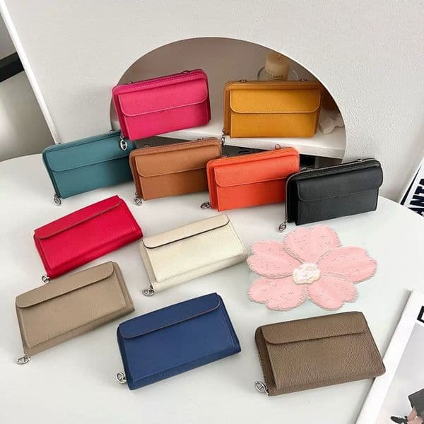 18cm Luxury Design togo phone bag genuine leather fashion cowhide shoulder bags handbag purse Soft feel come with Detachable and adjustable shoulder strap 502