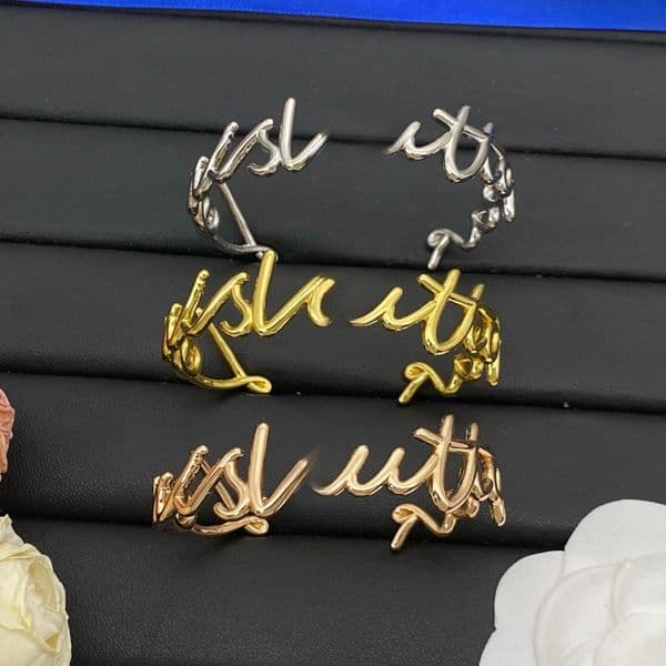 Designer Bracelets for Womens Fashion Bracelet Necklace Earrings Luxury Jewelry Letter Braclets Cuff Charm Bracelets