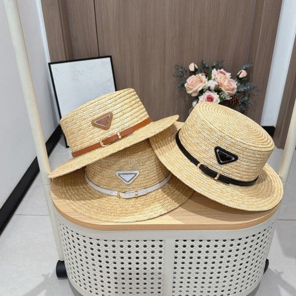 Straw Hats Designer Bucket Hats Summer Beach Fisherman Hat Pieced Straw Summer Beach Sun Protection Hat Travel Designer Hats