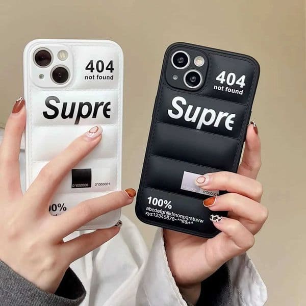 Fashion 3D Jacket Puffer Case for 16 Pro Max 15 14 13 12 11 XS XR 7 8 Plus Cute Super Shockproof Silicone Phone Cover S26331