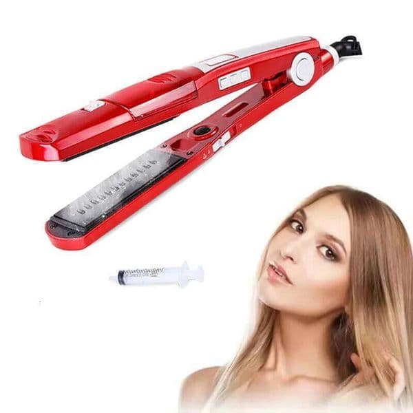 Electric Portable Ceramic Coating Steam Straightener Iron Salon Professional Hair Styling Tool 26W0330