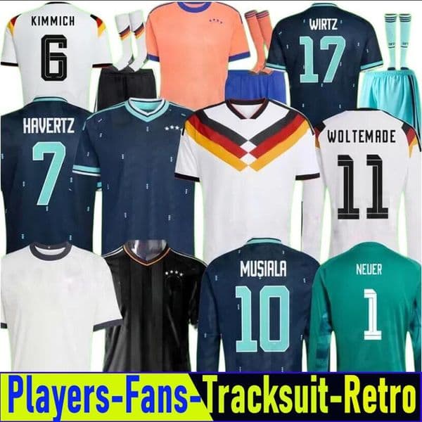 25 26 125th Germany jerseys 2025 125 Year Anniversary soccer jersey Kit blue goalkeeper KLINSMANN Retro football shirts men kids sets fans player version