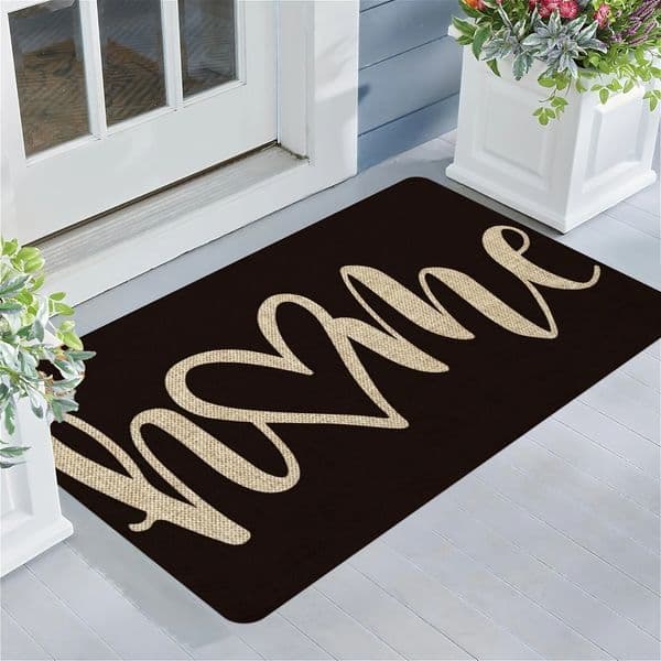 2026 New Washable Doormat Machine Washable Welcome Doormat With Home N Pattern-Suitable For Bathroom Living Room Bedroom Kitchen Free Shippi