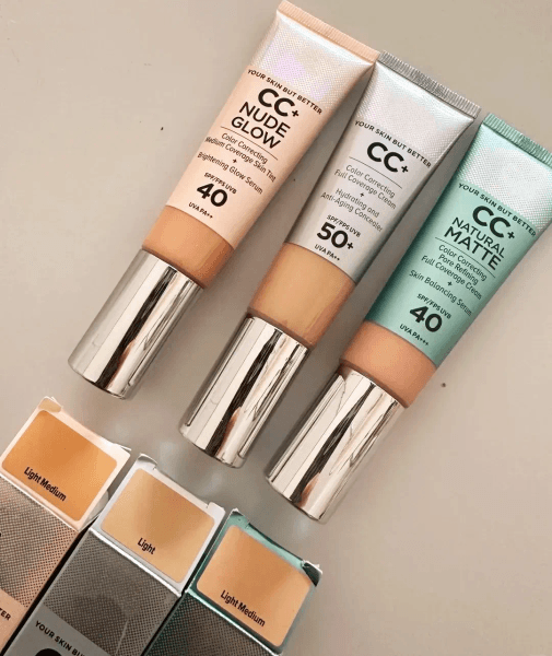 Face Foundation Before CC Your Skin But Better Nude Glow Serum Light Medium Powder Skin Correction Cream 32Ml Moisturizing Mask