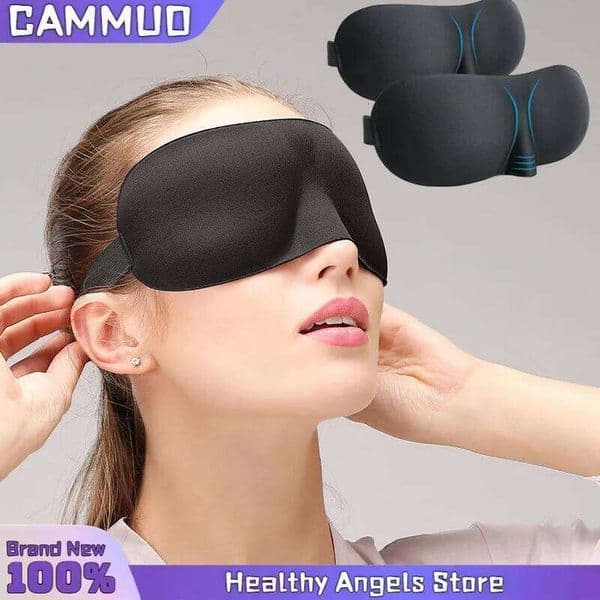 for Sleeping 3D Contoured Cup Blindfold Concave Molded Night Sleep Face Masks Fatigue-Relieving Light-Blocking Eye Mask