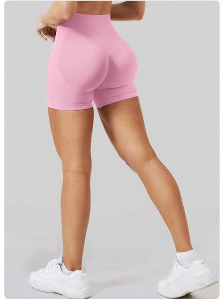 Women's Hot High Waist Yoga Shorts, Peach Butt Lifting Running Fitness Sports Shorts
