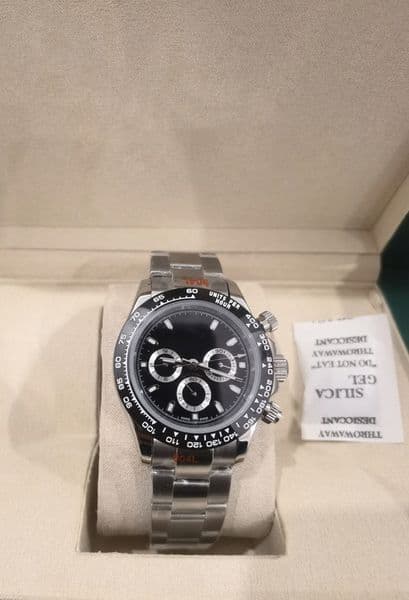 With original box High-Quality Watch 40mm 116503 116500 116509 116523 Sapphire 18K silver black No Chronograph Mechanical Automatic Mens Watches 08