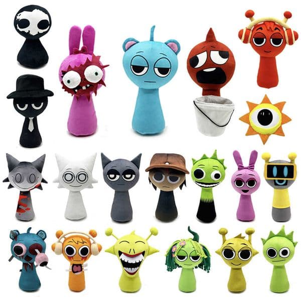 New Sprunki Incredibox Plush Rhythm Box Music Game Plush Toy Doll S260331BJSY